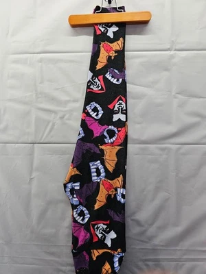 Leggings LulaRoe Tween Halloween Dientes de Vampiro Murciélago - Fondo Negro - Nuevos sin Etiquetas Foto 1 de 4