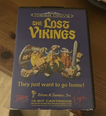 Sega Mega Drive - The Lost Vikings. Boxed with original manual - Image 1 of 4