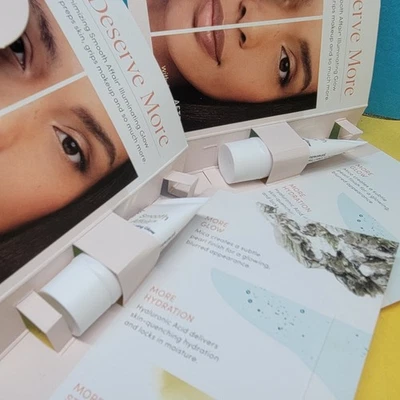 x2 Jane Iredale imprimado para más iluminación brillo imprimación facial TRAVEL MINI 0,24 oz  Foto 1 de 4