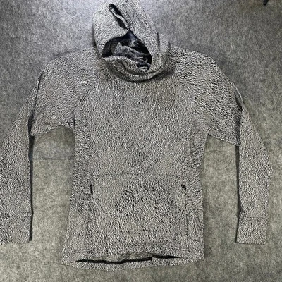 Moletom com capuz Lululemon Ready to Rulu Luon spray jacquard salpicado branco preto tamanho 6 - Imagem 1 de 4