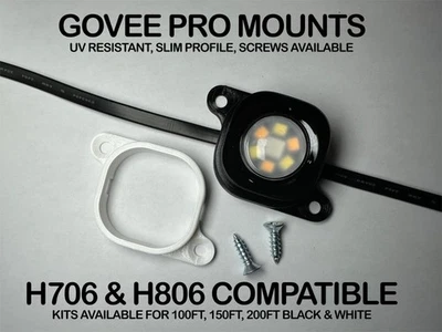 Govee H706 PRO Permanent Outdoor Light Mounting Bracket +Screws INSTOCK FAST - Image 1 of 3