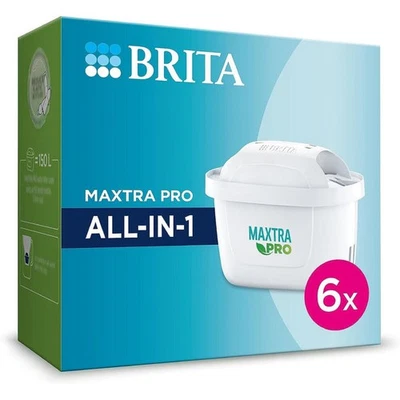 BRITA MAXTRA PRO Pure Performance Water Filter Cartridge Limescale Reduction 6Pk - Image 1 of 4