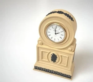 WEDGWOOD Library Collection Tischuhr schwarz auf Rohr selten - Bild 1 von 6