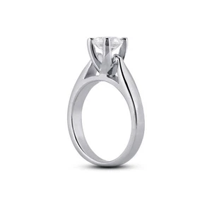 2ct G SI2 Round Earth Mined Certified Diamond 14k Gold Solitaire Engagement Ring - Picture 1 of 3