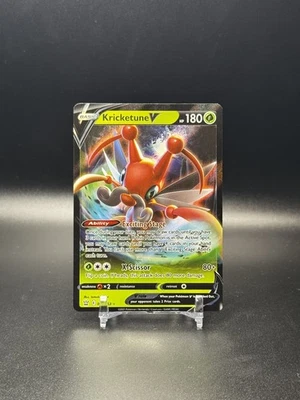 POKEMON SWSH BATTLE STYLES #006 KRICKETUNE V ULTRA RARE HOLO - NM - Image 1 of 2