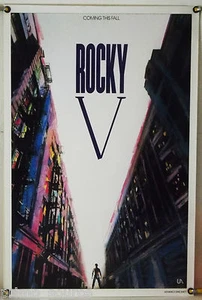 ROCKY V DS ROLLED ORIGINAL ONE SHEET MOVIE POSTER SYLVESTER STALLONE (1990) - Picture 1 of 1