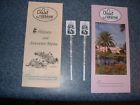 Vintage Chalet Suzanne Lake Wales Fla History & Menu Brochure and Swizzle Sticks