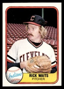 1981 Fleer #396 Rick Waits Cleveland Indians Baseball card