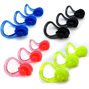 12PCS Waterproof Swimming Nose Clip Silica Gel Swim Nose Plug for Kids & Adults - Picture 1 of 5