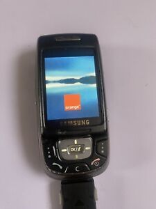 Samsung SGH D500 Grey  Mobile Phone simple basic slider small collector