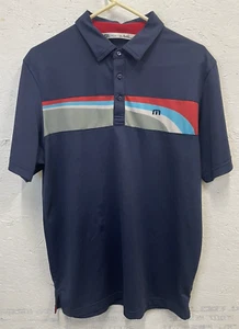 CAMISA POLO DE GOLF TRAVIS MATHEW EVERGREEN AZUL GIVEKAL MULTICOLOR PARA HOMBRE MEDIANA - Imagen 1 de 6