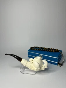Meerschaumpfeife Adlerkralle aus 100% Block-Meerschaum, mit Filter Nr. 17 - Bild 1 von 10