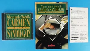 When In The World Is Carmen Sandiego - CD Rom - 1992 - New Sealed - Rare - Picture 1 of 5