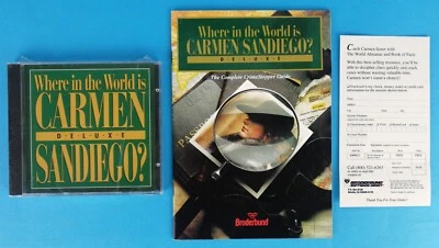 When IN The World Is Carmen Sandiego - CD ROM - 1992 - Neu Ovp - RAR - Bild 1 von 4