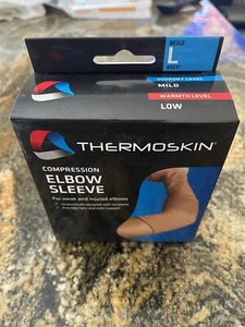 Thermoskin Elastic Elbow Support, Beige, Large, For Relief Of Pain And Injury - Picture 1 of 5