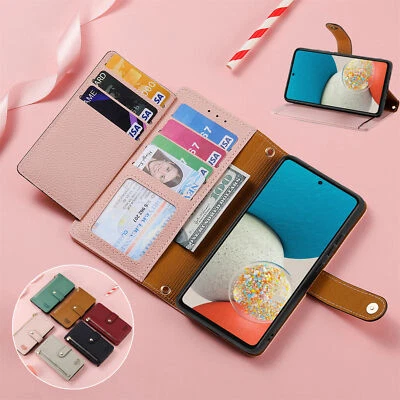 Leather Flip Case Wallet Stand Cover For Nokia C35 HMD Pulse Pro Skyline Fusion - Image 1 of 4