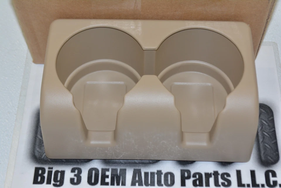 Chevrolet Colorado 2004-2012 asiento trasero bronceado portavasos inserto nuevo OEM 19121876 Foto 1 de 4