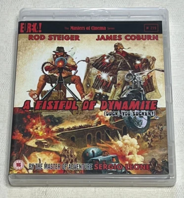 A FISTFUL OF DYNAMITE : Rare Masters Of Cinema Series 2 Disc BLU RAY Set In Vgc - Image 1 of 4