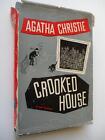 CROOKED HOUSE par Agatha Christie 1949 HCDJ badge rouge détective édition club