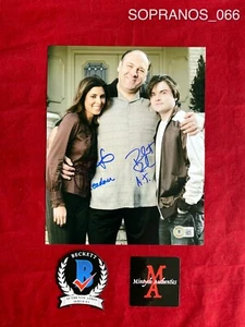 JAMIE-LYNN SIGLER & ROBERT ILER DUAL SIGNED 8x10 PHOTO! THE SOPRANOS! BECKETT! - Picture 1 of 5