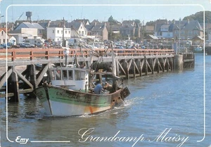 CPM-Grandcamp-Maisy la sortie du port - Imagen 1 de 2