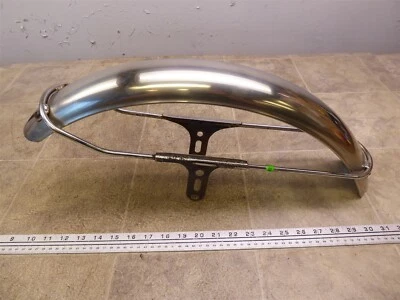 1973 Kawasaki GA G3 90 K503-1) stainless steel front fender guard cover - Image 1 of 4