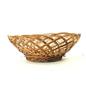Ceylon Handmade Natural Coconut Ekel Woven Small Storage Basket Kitchen Gift New - Picture 1 of 8