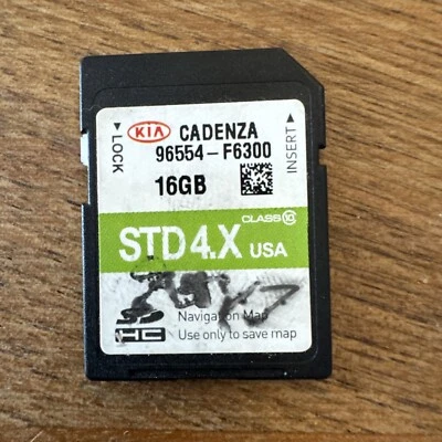 Kia Cadenza Navigation SD Card 96554-F6300 - Image 1 of 2
