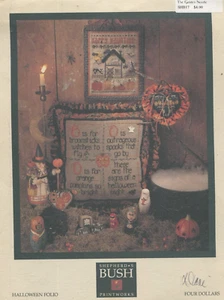 Halloween Folio Kreuzstich Muster Broschüre Hirtenbusch Druckereien - Bild 1 von 1