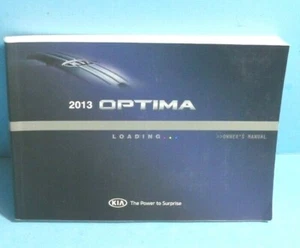 13 2013 Kia Optima owners manual - Picture 1 of 1