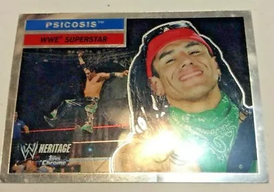 2006 Topps Chrome Heritage WWE Superstar Psicosis #42 Wrestling Trading Card - Image 1 of 2