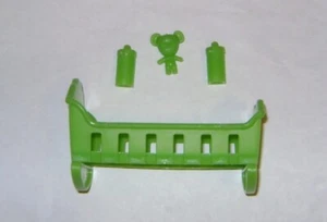 Vintage SUNSHINE FAMILY BABY DOLL CRIB & TEDDY BEAR! 1970's, Free Shipping! - Picture 1 of 3
