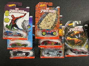2013 Marvel Spider-Man Hot Wheels Cars Collection 01/08-07/08 - Picture 1 of 12
