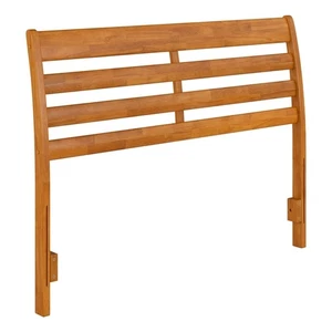 Savannah Full Wood Headboard with Attachable Charger in Light Toffee - Picture 1 of 9