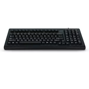 Teclado industrial compacto negro CHERRY ELÉCTRICO ‎G80-1800LPCEU-2 - 104 teclas - Imagen 1 de 3