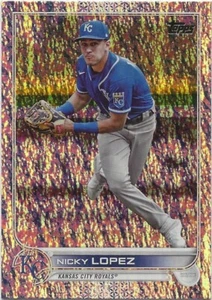 2022 Topps Factory Set Nicky Lopez Sparkle Foil Board /390 Royals #76 - Bild 1 von 1