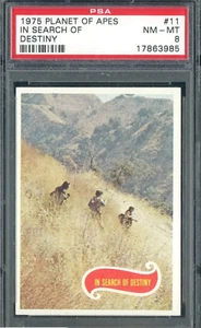 1967 Topps Planet Of The Apes #11 In Search Of Destiny PSA 8 pop 24 - Picture 1 of 2