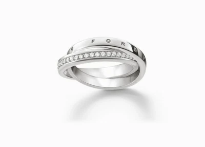 Anello donna Thomas Sabo in argento con zirconi together Mis. 16 (56) - Immagine 1 di 3