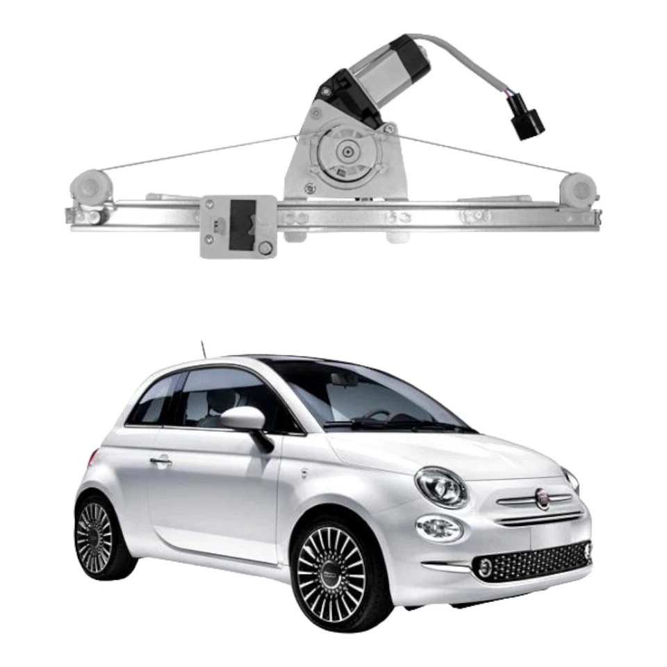 AC ROLCAR Alzacristallo Elettrico FIAT 500 dal 2007 Anteriore Sinistro Alzavetro c/Motore