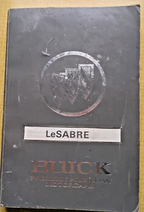 Buick Lesabre 1992 manual del propietario original - Imagen 1 de 4
