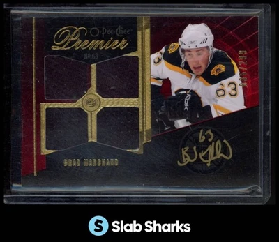 2009 O-PEE-CHEE PREMIER #101 BRAD MARCHAND JERSEY AUTO RC ROOKIE /299 - Image 1 of 4