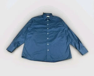 Camicia elegante Eton Signature Twill vestibilità classica blu scuro taglia 17,5 / 44 / XL - Foto 1 di 12
