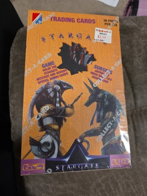 Paquete de 36 tarjetas coleccionables de películas Stargate 1994 caja sin abrir nuevo sellado Foto 1 de 2