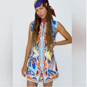 NUEVO VESTIDO CORTO ESTAMPADO MUJER ZARA 7714/017 MULTICOLOR XS - Imagen 1 de 8