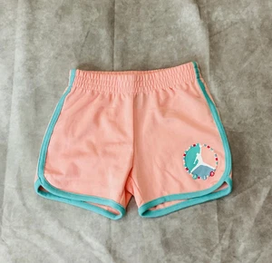 Pantalones Cortos Deportivos Jordan para Niños - Borde Coral y Aqua Vibrante - Imagen 1 de 3