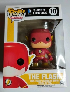 FUNKO POP 🐸 Super Heroes #10 THE FLASH  VINYL 🐸With Protector (A3) - Picture 1 of 14
