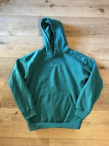 Cmfrt Mens Green Pullover Hooded Sweatshirt Comfortable Size Large - Picture 1 of 3