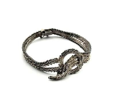 925 Sterling Silver Wired Bracelet - Image 1 of 4