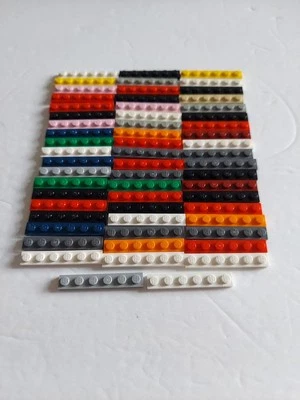 LEGO Lot of 59- 1x6 Flat Building Plates Various Colors. - Image 1 of 3