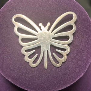 VINTAGE TAXCO STERLING SILVER MEXICO LARGE BUTTERFLY PIN BROOCH 2” - Picture 1 of 8
